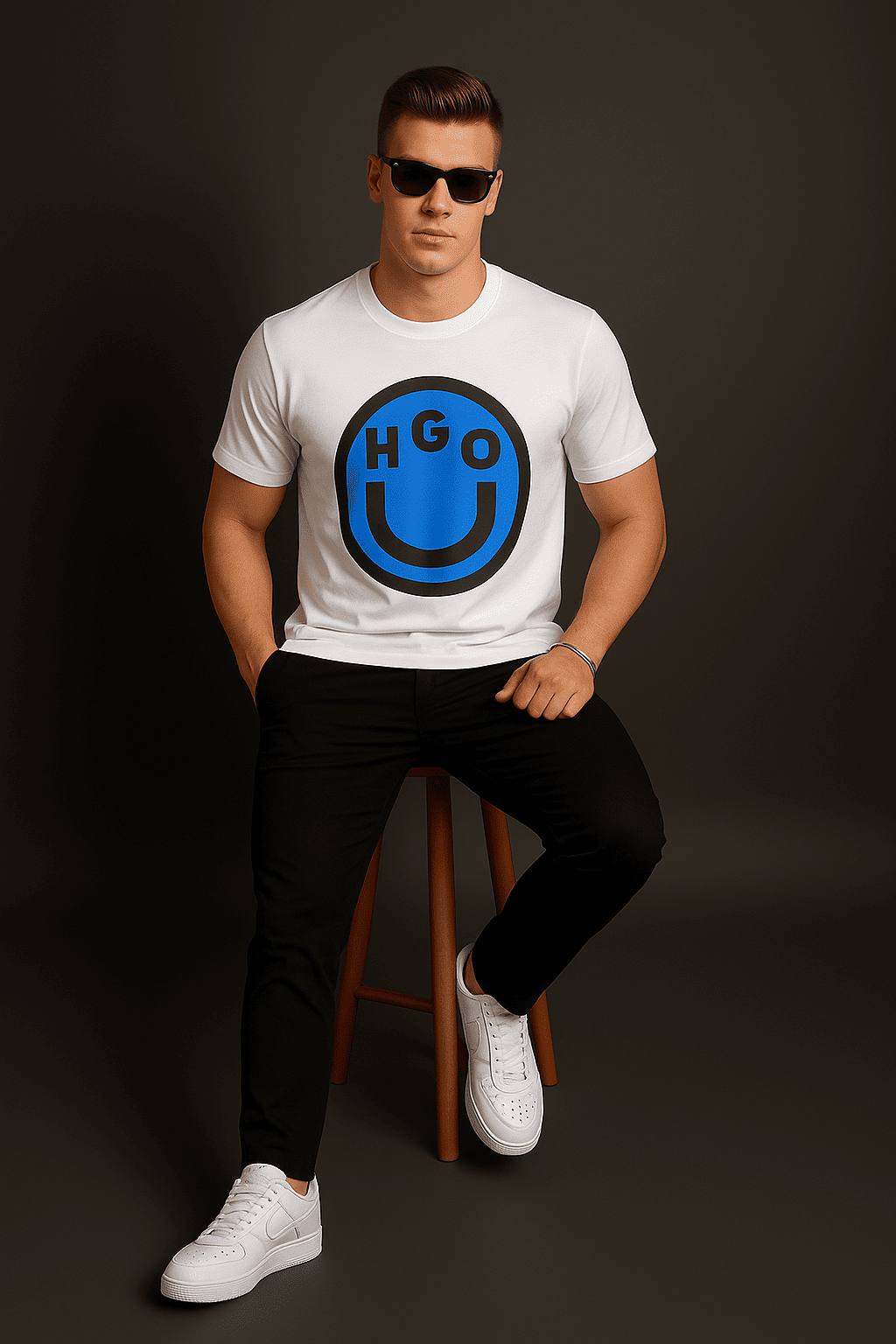 Camiseta estampada blanca para hombre - imagen 2 - JDC Luxury Store