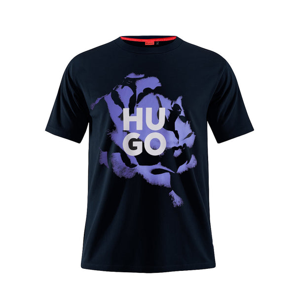 Camiseta 786643 Estampada Azul Oscuro Para Hombre