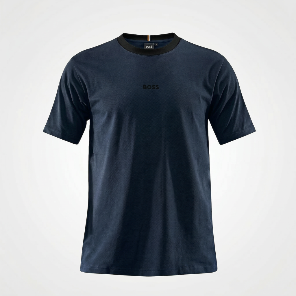 Camiseta básica azul oscuro para hombre - JDC Luxury Store