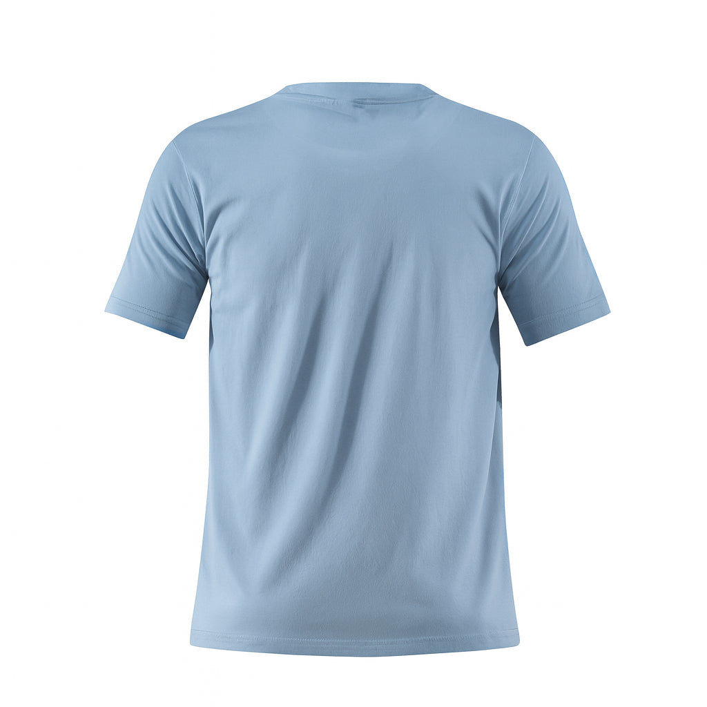 Camiseta 786654 Básica Azul Claro Para Hombre