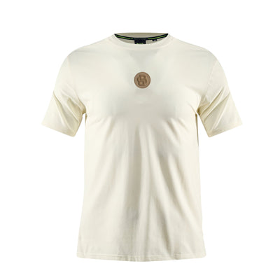 Camiseta 786654 Básica Crema Para Hombre