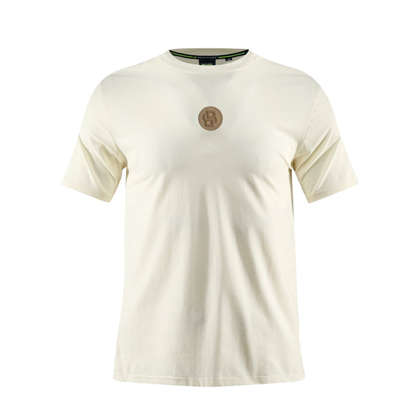 Camiseta 786654 Básica Crema Para Hombre