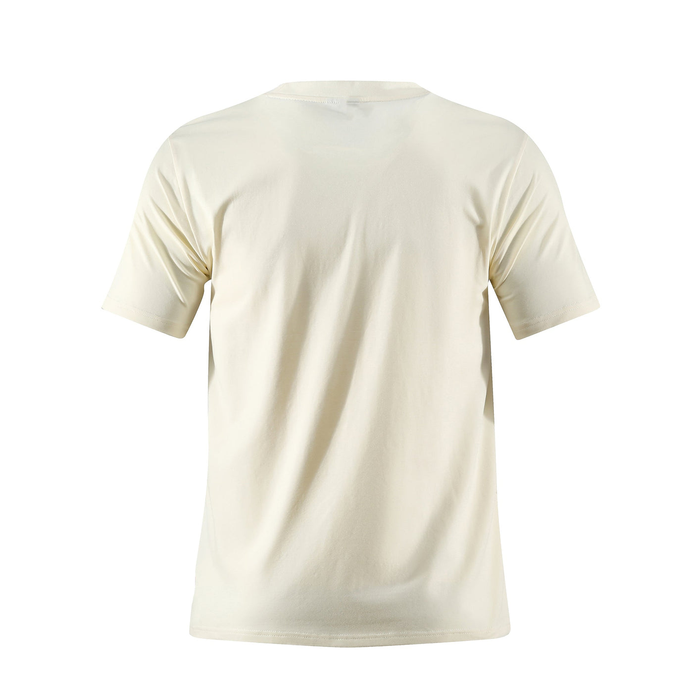 Camiseta 786654 Básica Crema Para Hombre