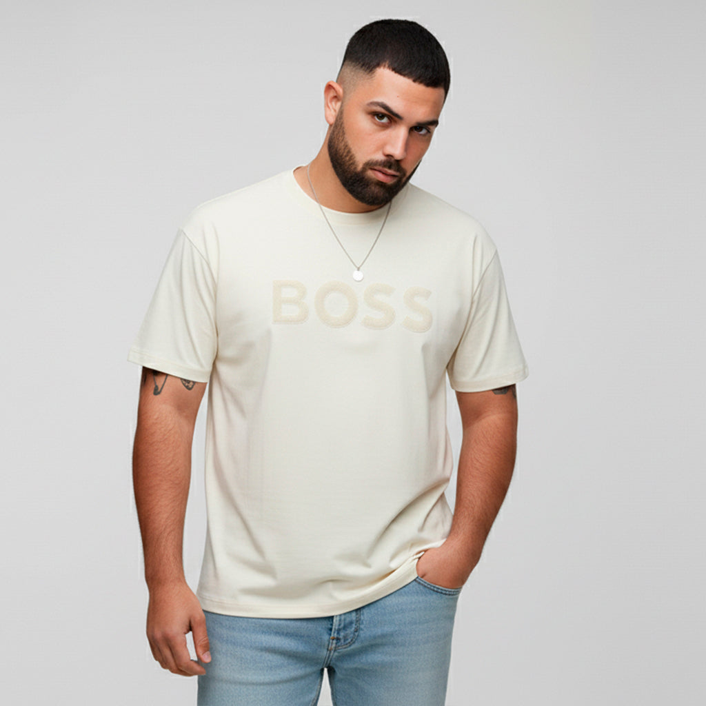 Camiseta 786656 Estampada Crema Para Hombre