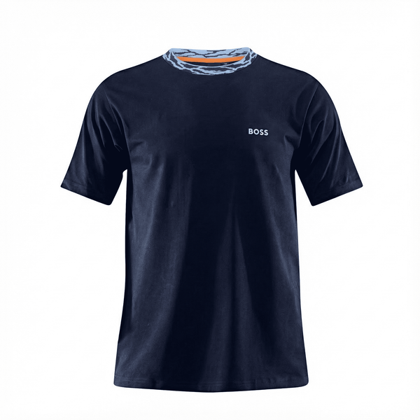 Camiseta básica azul oscuro para hombre - JDC Luxury Store