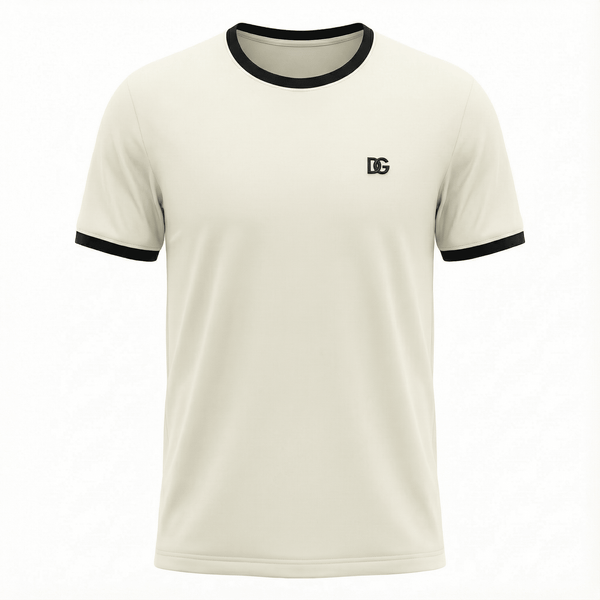 Camiseta básica crema para hombre - JDC Luxury Store