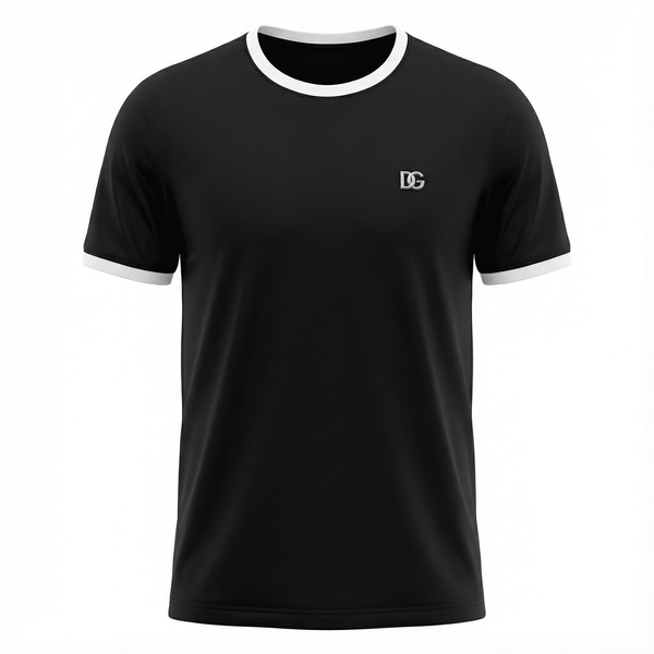 Camiseta básica negra para hombre - JDC Luxury Store