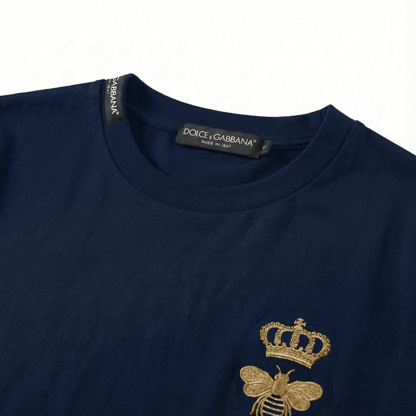 Camiseta básica azul oscuro para hombre - imagen 5 - JDC Luxury Store