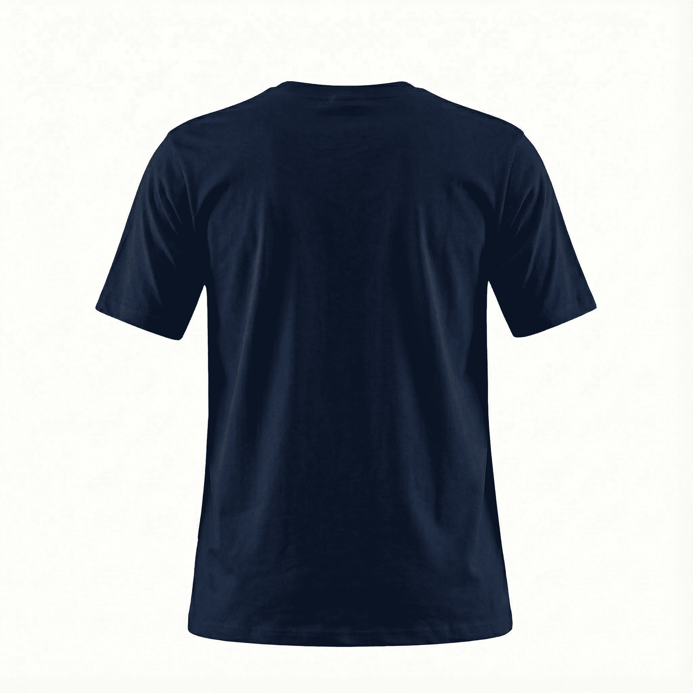 Camiseta básica azul oscuro para hombre - vista trasera - JDC Luxury Store