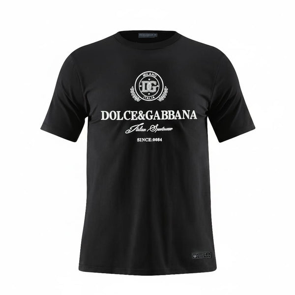 Camiseta estampada negra para hombre - JDC Luxury Store