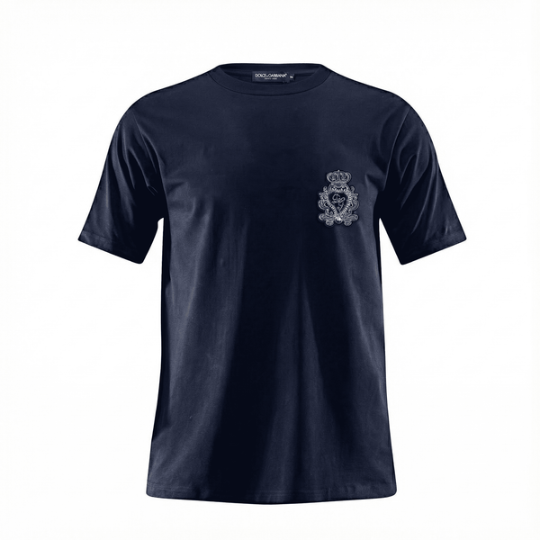 Camiseta básica azul oscuro para hombre - JDC Luxury Store