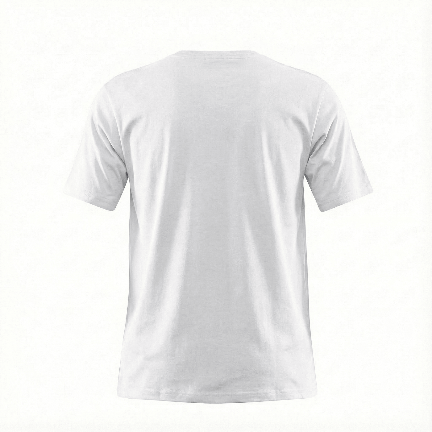 Camiseta básica blanca para hombre - vista trasera - JDC Luxury Store