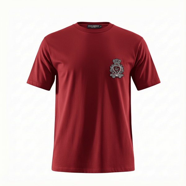 Camiseta básica roja para hombre - JDC Luxury Store