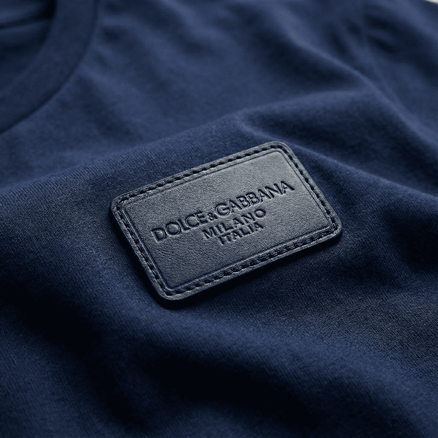 Camiseta básica azul oscuro para hombre - imagen 5 - JDC Luxury Store