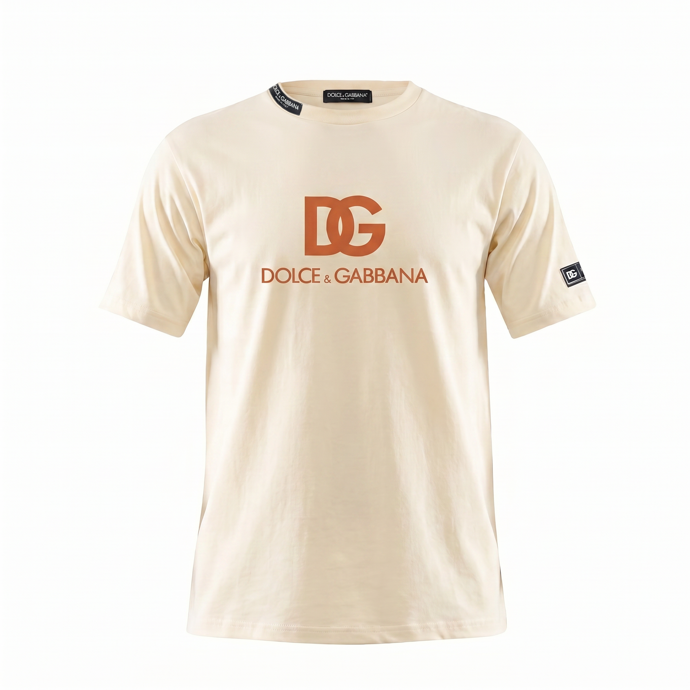 Camiseta 786855 Básica Crema para hombre