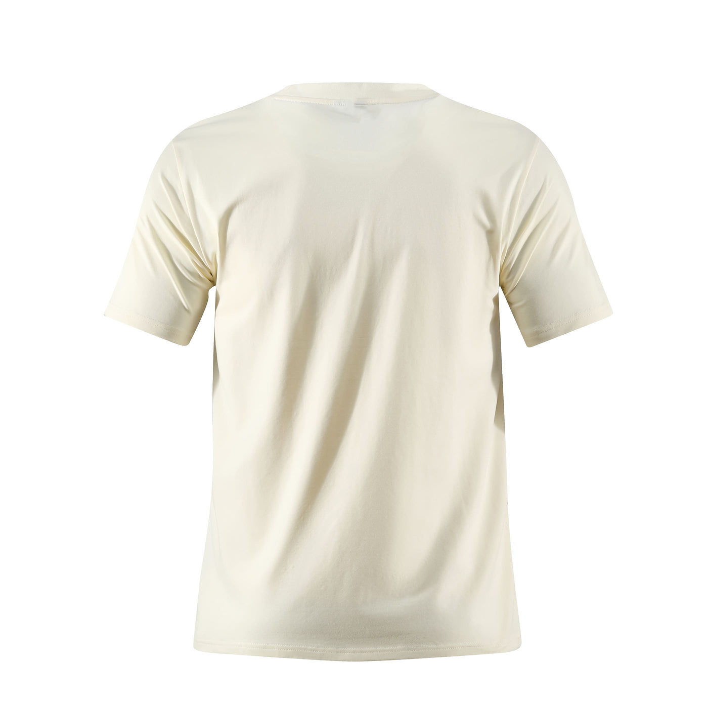 Camiseta estampada crema para hombre - imagen 2 - JDC Luxury Store