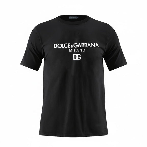 Camiseta estampada negra para hombre - JDC Luxury Store
