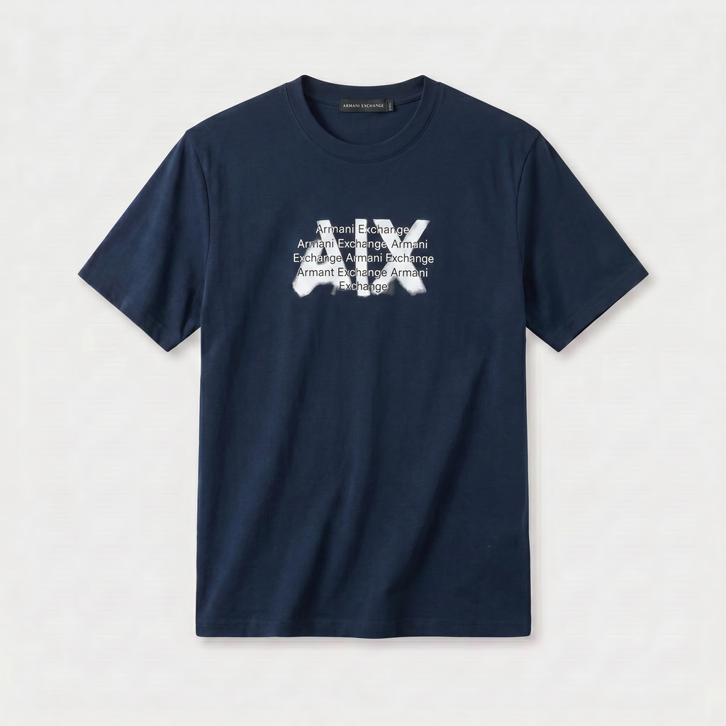 Camiseta 786877 Estampada Azul Oscuro Para Hombre