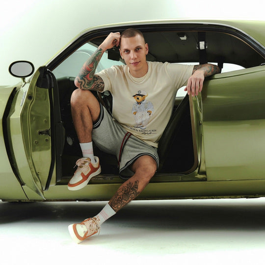 Camiseta 786890 Estampada Crema Para Hombre