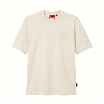Camiseta 788351 Oversize Crema para hombre