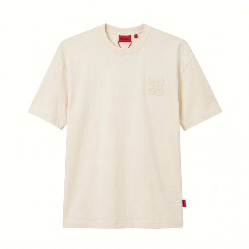 Camiseta 788351 Oversize Crema para hombre