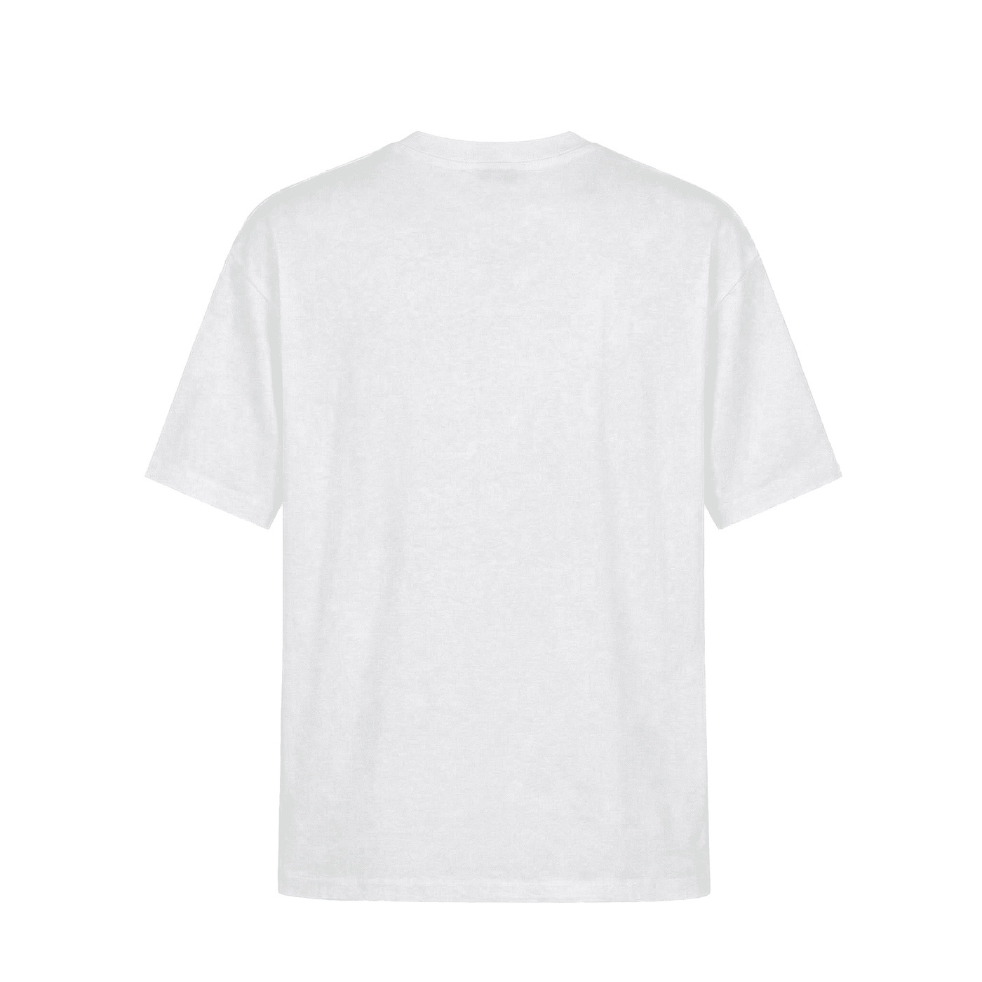 Camiseta oversize blanca para hombre - vista trasera - JDC Luxury Store