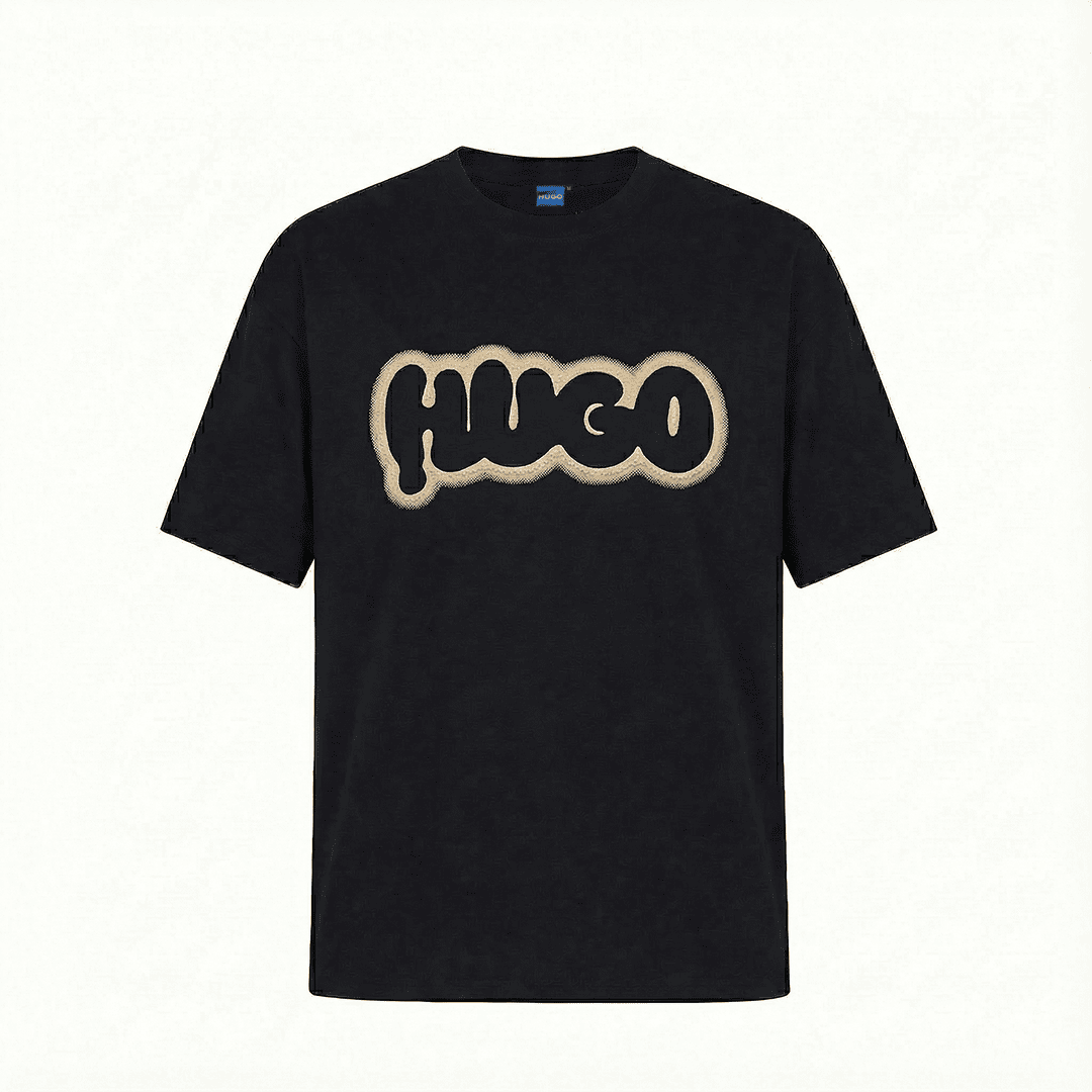 Camiseta 788382 Oversize Negra Para Hombre