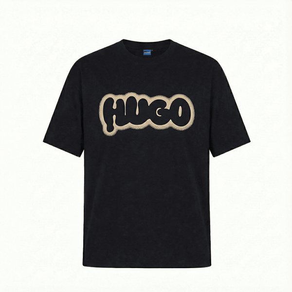 Camiseta 788382 Oversize Negra Para Hombre