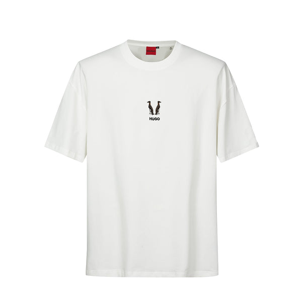 Camiseta oversize blanca para hombre - JDC Luxury Store