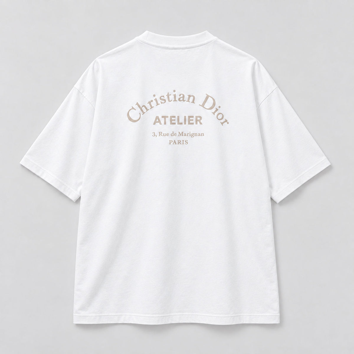Camiseta 788438 Oversize Blanca Para Hombre