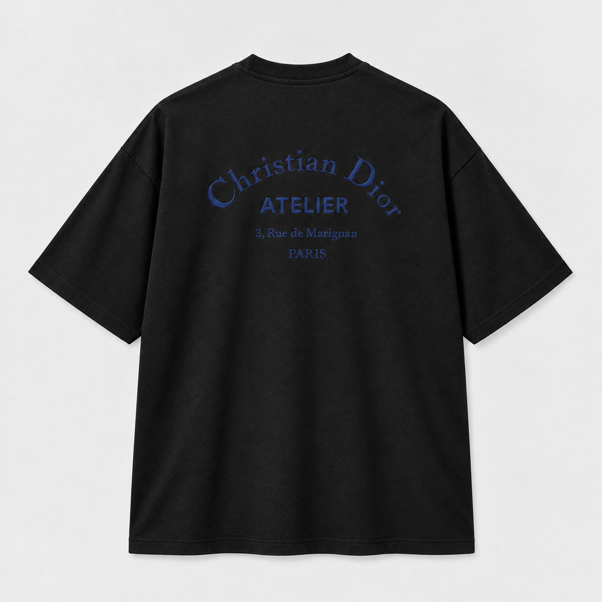 Camiseta 788438 Oversize Negra Para Hombre