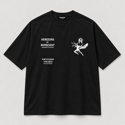Camiseta 788458 Oversize Negra Para Hombre