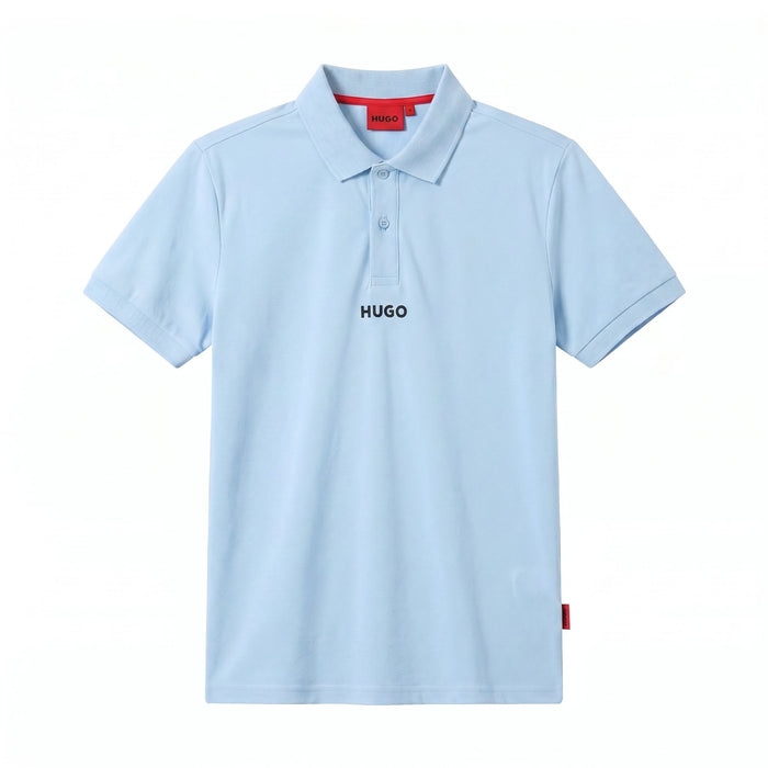 Camiseta 918005 Tipo Polo Azul Claro para hombre