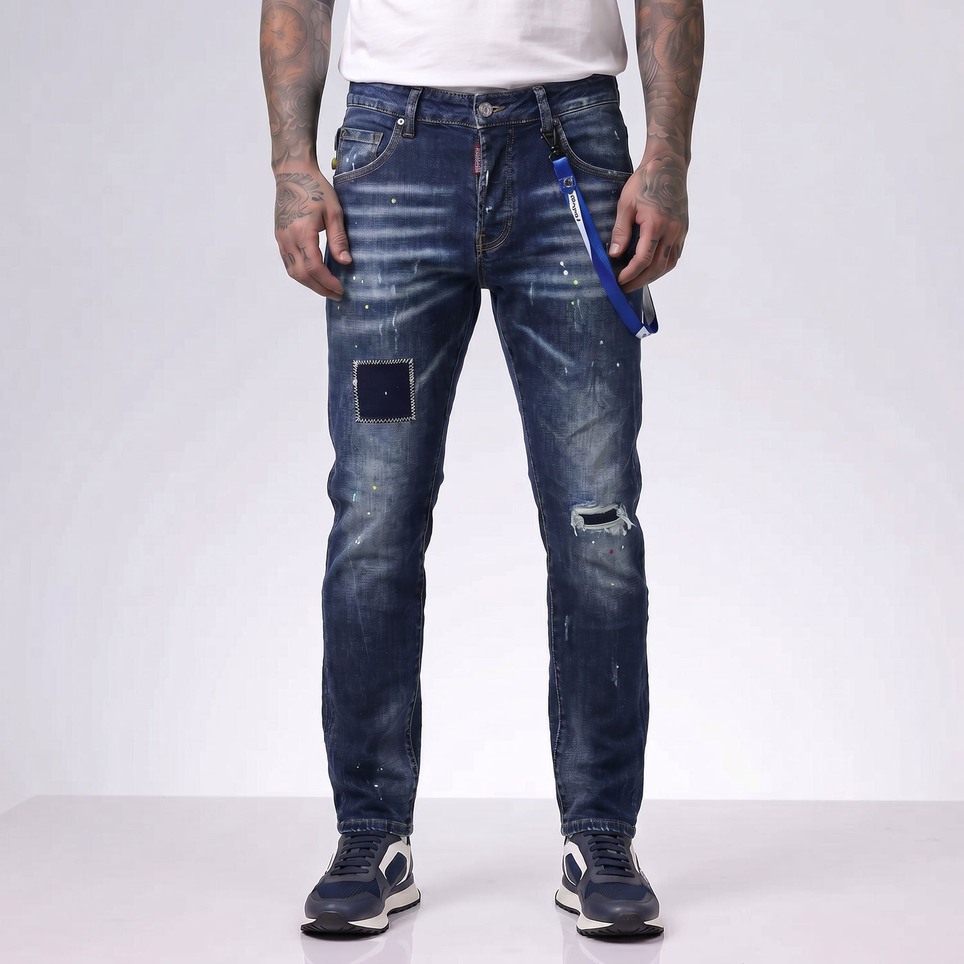 Jean DS S219 Azul Para Hombre