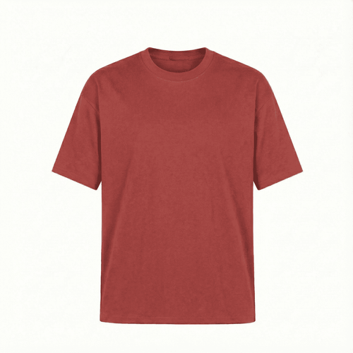 Camiseta 826001 Oversize Roja Para Hombre