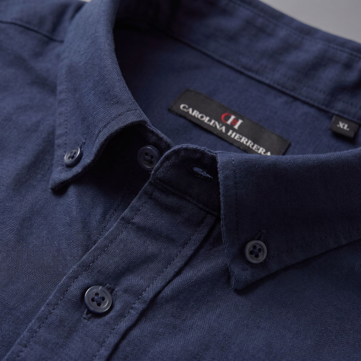 Camisa 50018 Manga larga Azul Oscuro para hombre