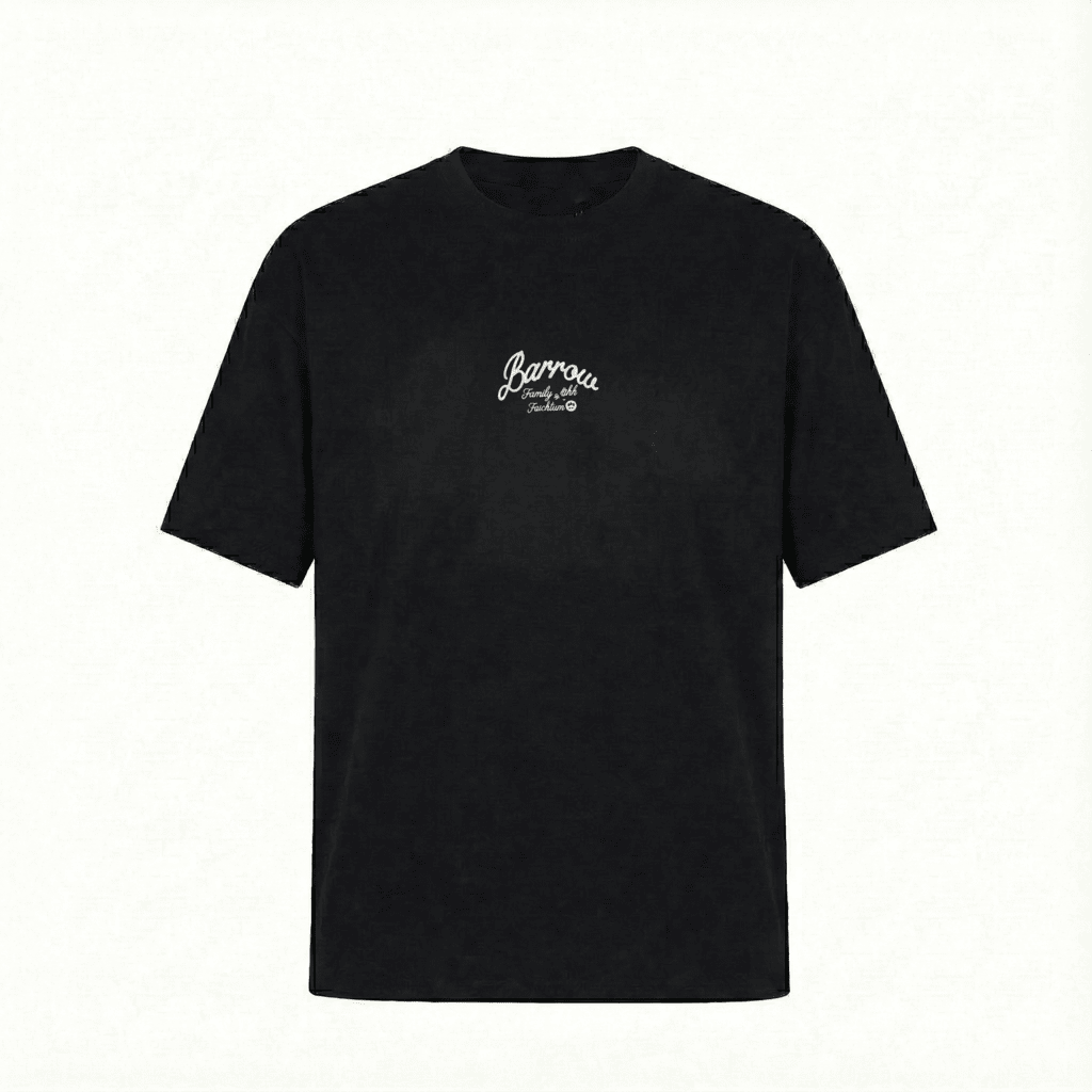 Camiseta oversize negra para hombre - JDC Luxury Store