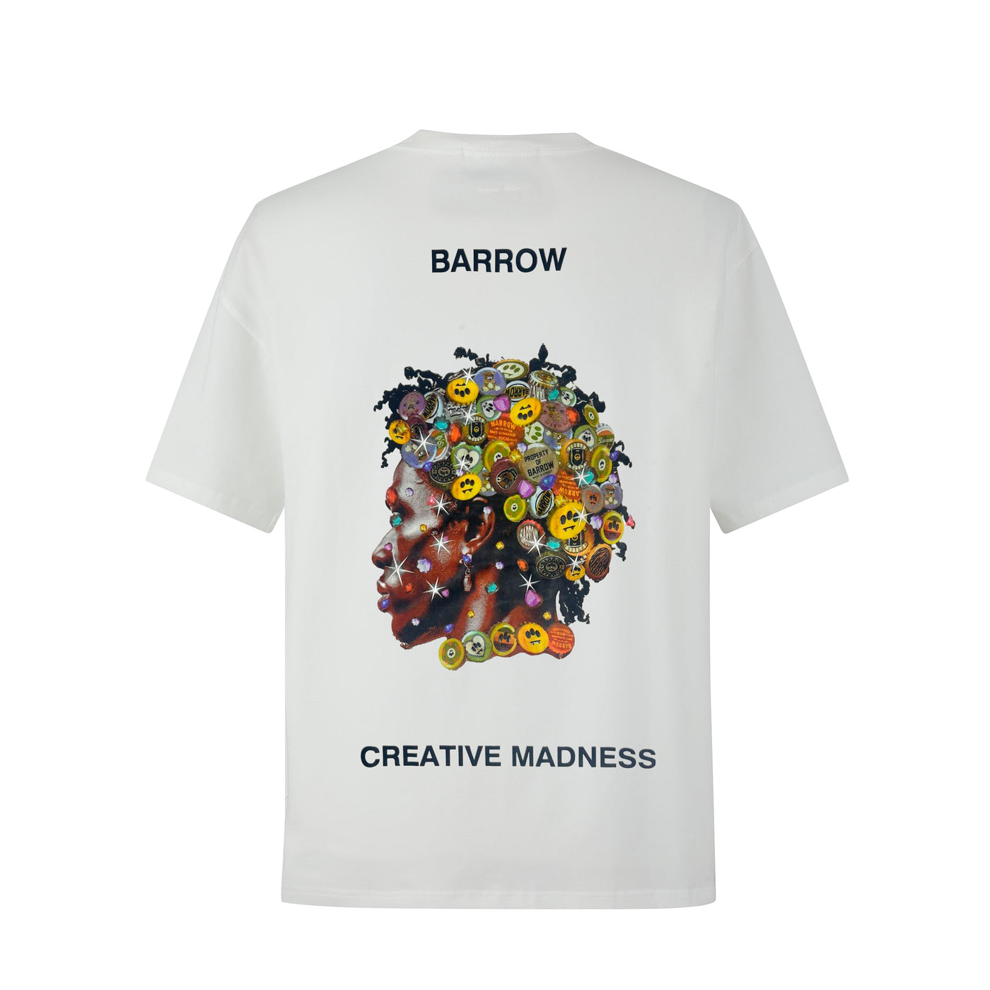 Camiseta 88983 Oversize Blanca Para Hombre