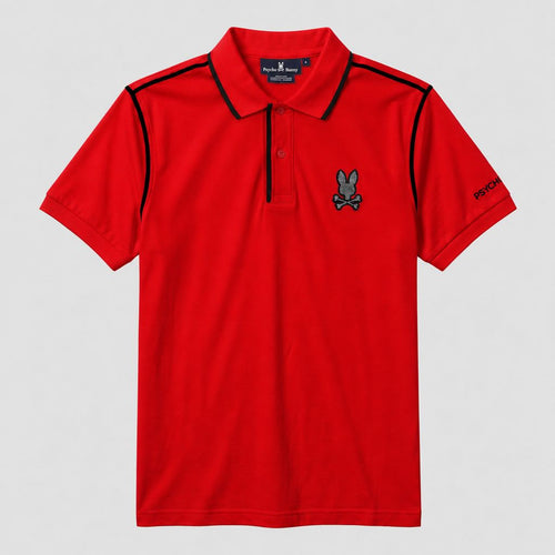 Camiseta 185033 Tipo Polo Roja Para Hombre