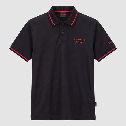 Camiseta 185023 Tipo Polo Negro para hombre