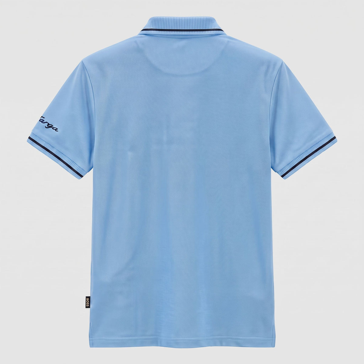 Camiseta 185023 Tipo Polo Azul Claro para hombre