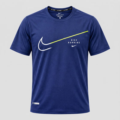 Camiseta Deportiva CAM14 Azul Oscuro Para Hombre