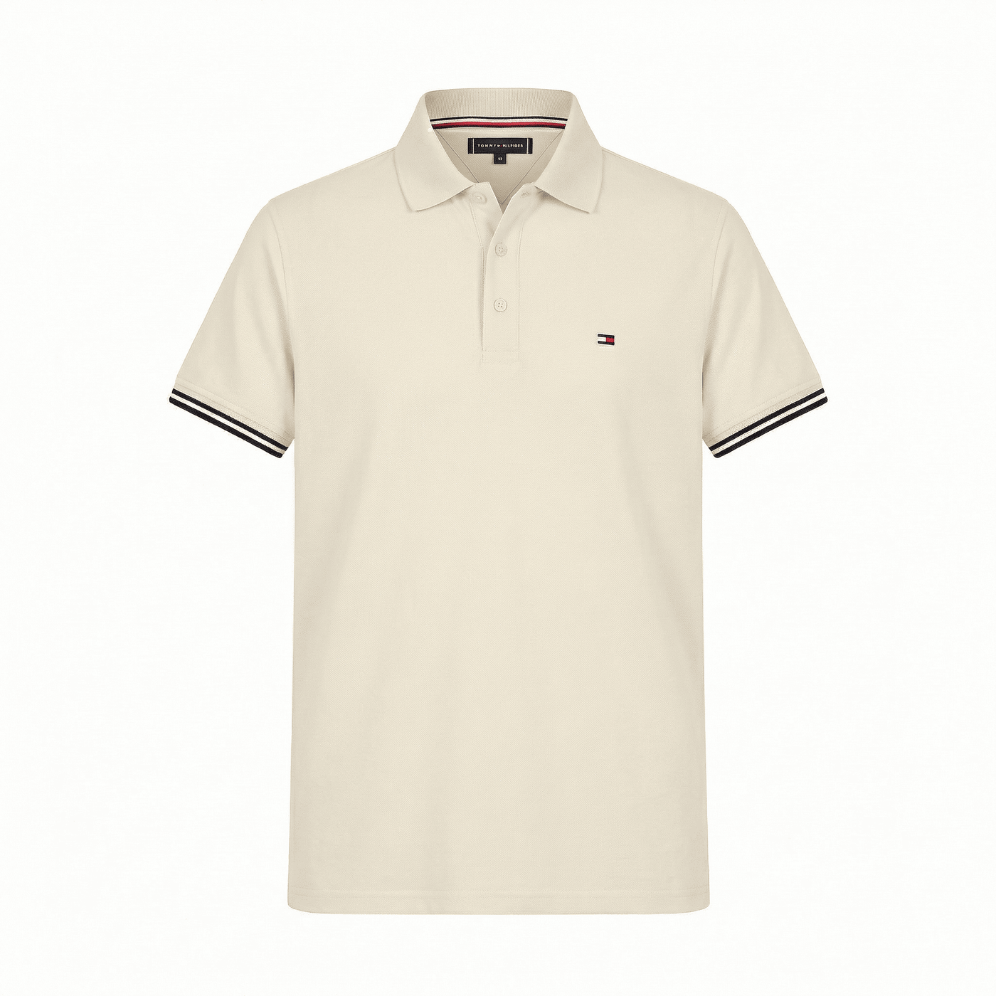 Camiseta 918003 Tipo Polo Crema Para Hombre