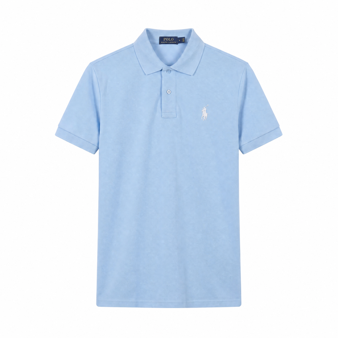Camiseta 918007 Tipo Polo Azul Claro para hombre