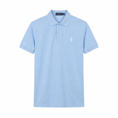 Camiseta 918007 Tipo Polo Azul Claro para hombre