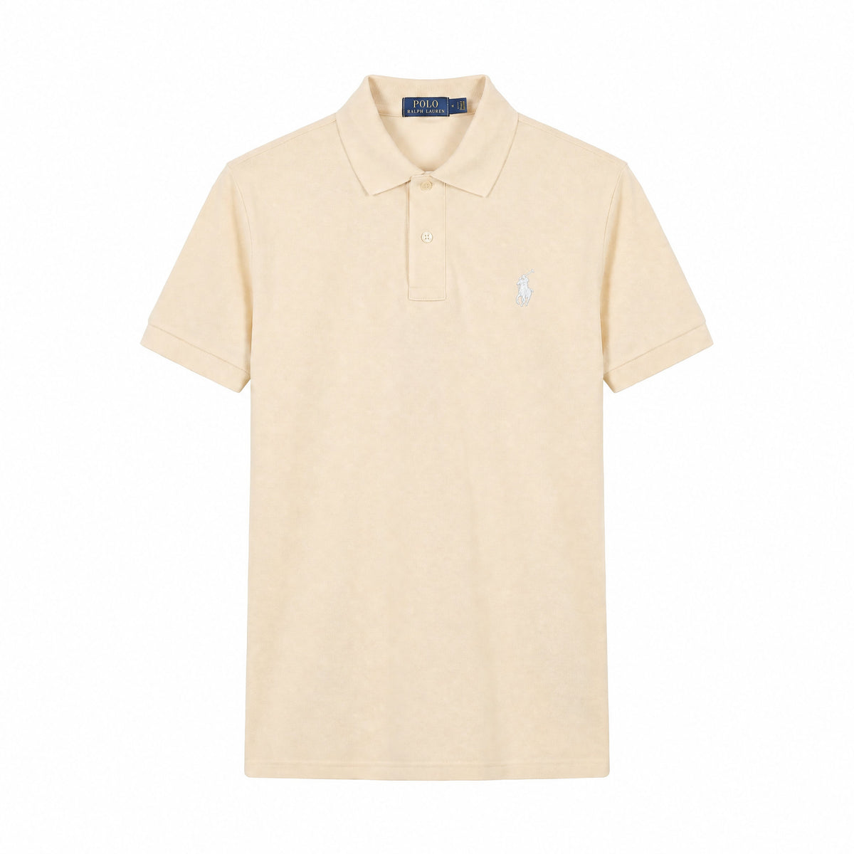 Camiseta 918007 Tipo Polo Crema Para Hombre