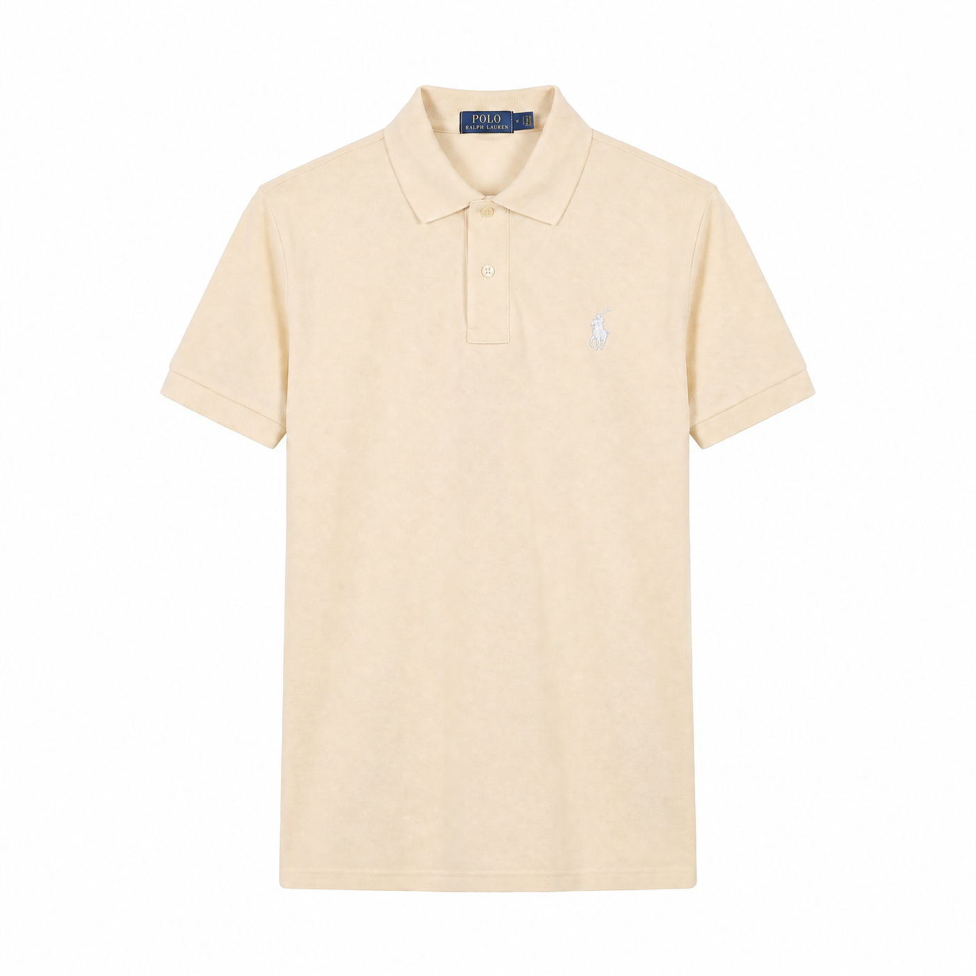 Camiseta 918007 Tipo Polo Crema para hombre