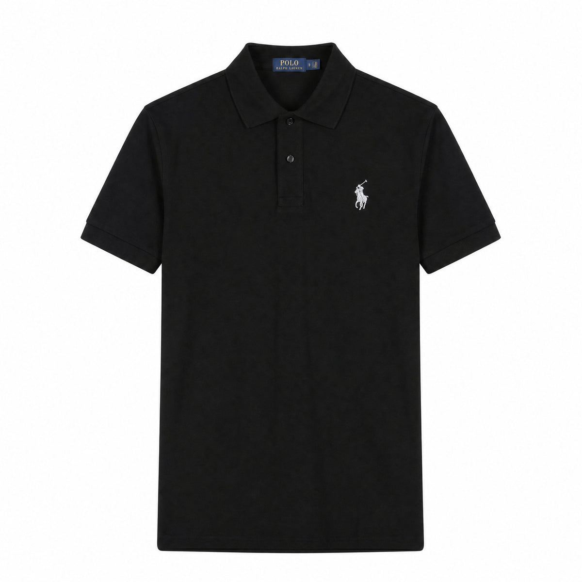 Camiseta 918007 Tipo Polo Negra Para Hombre