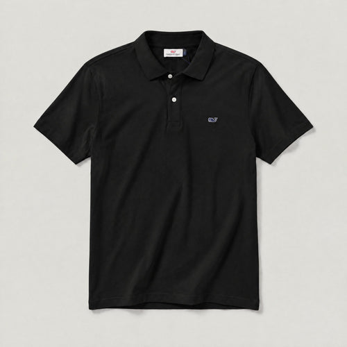 Camiseta 918015 Tipo Polo Negra Para Hombre