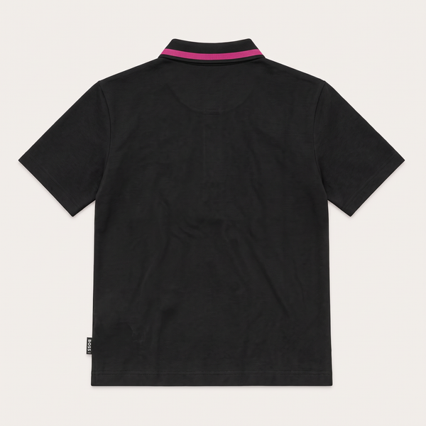 Camiseta 918032 Tipo Polo Negro para hombre